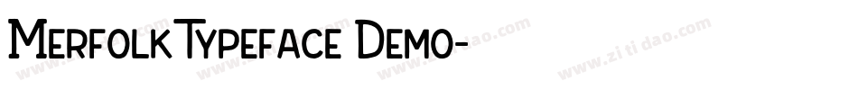 Merfolk Typeface Demo字体转换